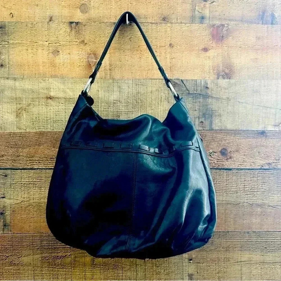 Ellington Handbags - Ellington Leather Woven Large Hobo Bag